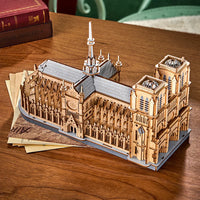 Paris Cathedral (TG511) - 3D Wooden Architecture Model