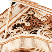 ROKR Magic Piano Mechanical Music Box 3D Wooden Puzzle AMK81