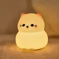 Guardian Kitty Silicone LED Night Light
