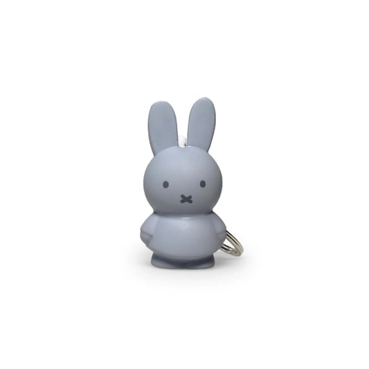 MIFFY SILVER BLUE KEY RING - 6.2 cm