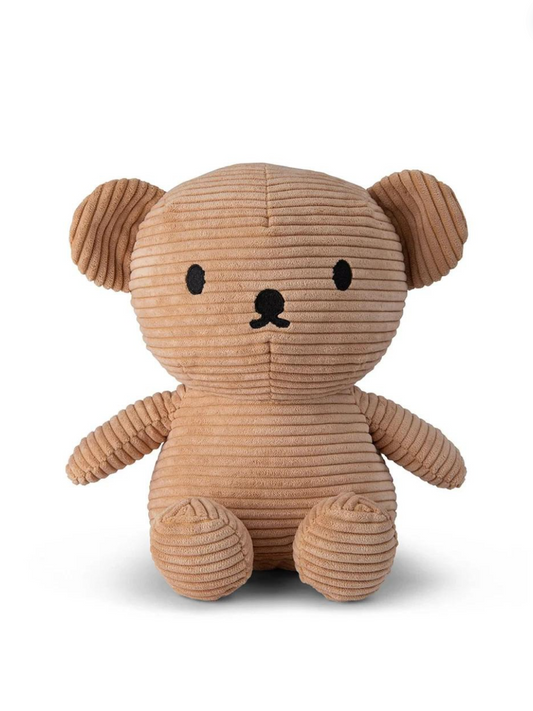 Boris Bear Corduroy Beige - 24 cm