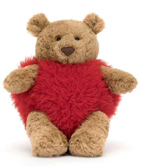 Jellycat Bartholomew Bear Heart 26cm