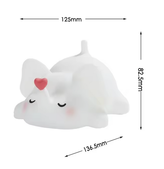 Loving Elephant Silicone Night Lamp