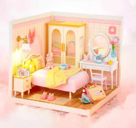 Rolife Super Creator Miniature House - Lovely Pink Bedroom