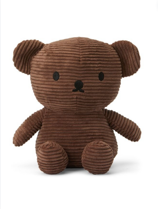 Boris Bear Corduroy Brown - 24 cm