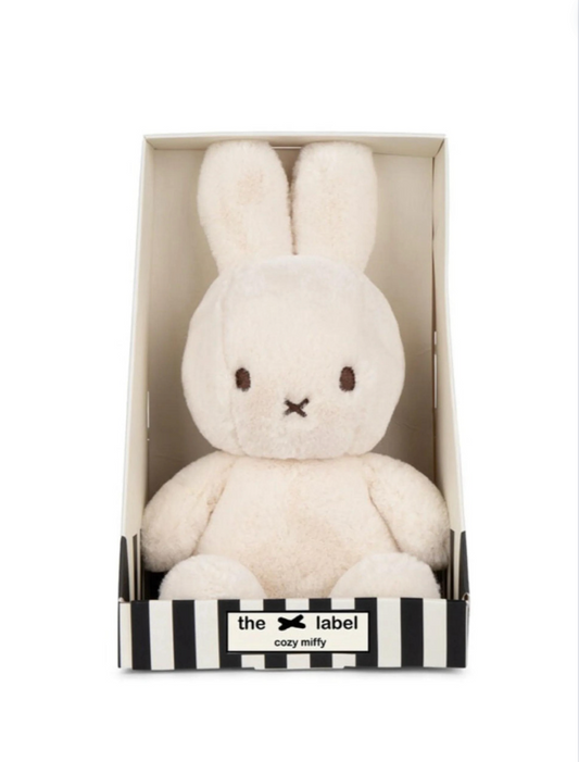 Cozy Miffy Sitting Cream in giftbox - 23 cm