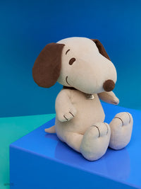 Ltd. Edition Snoopy Faux Suede Cream - 17cm - 7"