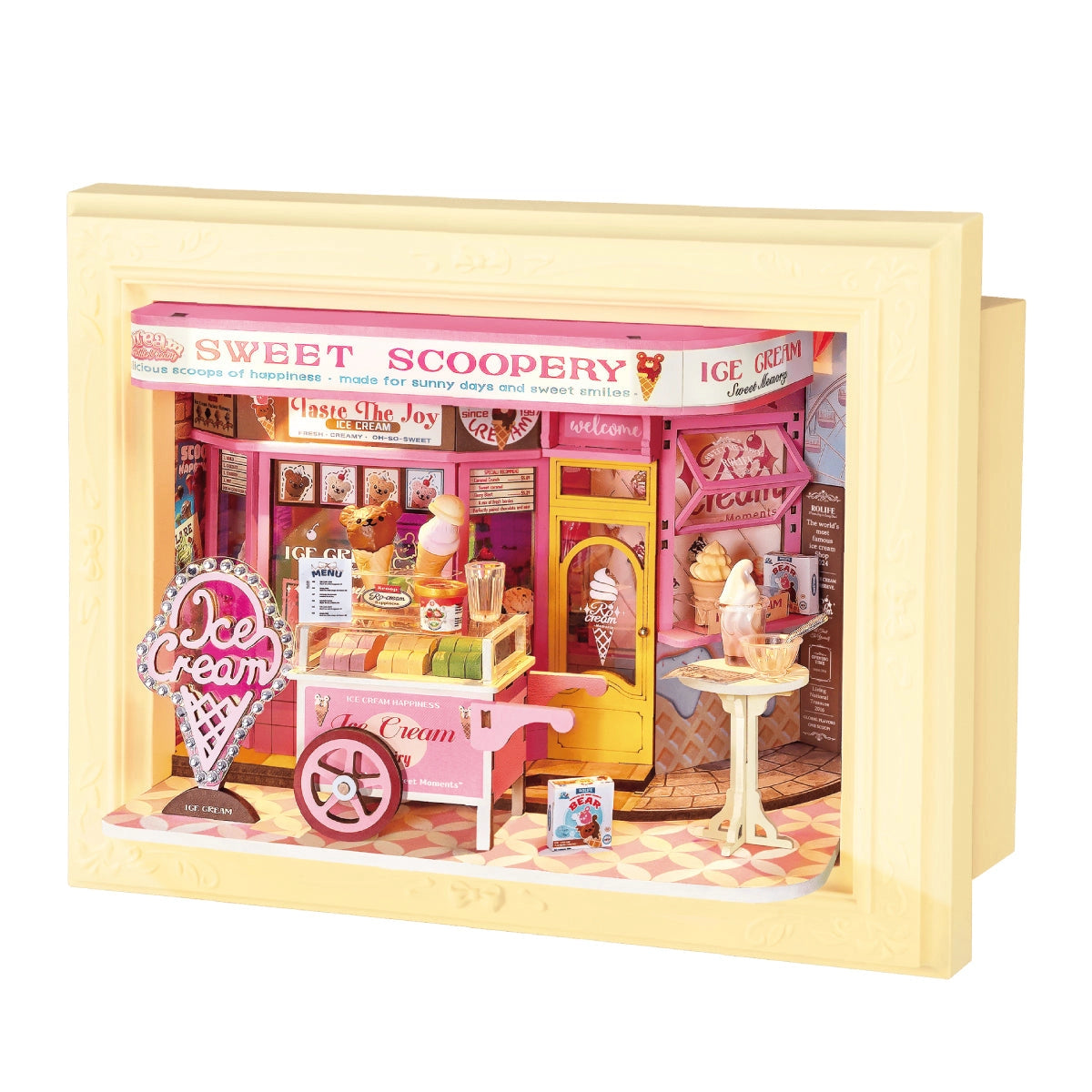 Rolife Sweet Scoopery Ice Cream 3D Wooden Puzzle