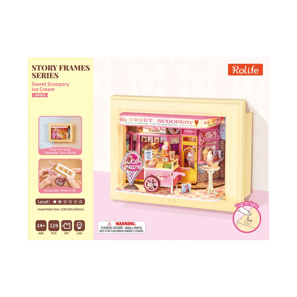 Rolife Sweet Scoopery Ice Cream 3D Wooden Puzzle