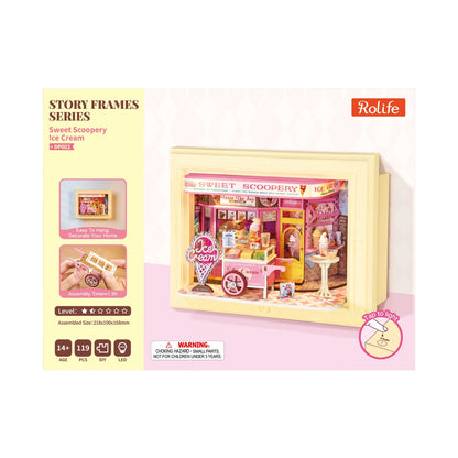 Rolife Sweet Scoopery Ice Cream 3D Wooden Puzzle
