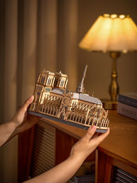 Paris Cathedral (TG511) - 3D Wooden Architecture Model