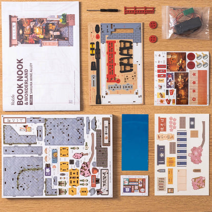 Rolife DIY Book Nook - Sakura Wine Alley