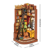 Silent Corner Study (TGE02) - Warm Light Book Nook Display