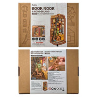 Silent Corner Study (TGE02) - Warm Light Book Nook Display