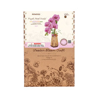Rowood Purple Moth Orchid (TW091) - DIY Wooden Flower