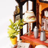 Robotime Rolife Tipsy Cat Bar DIY Miniature House DS054