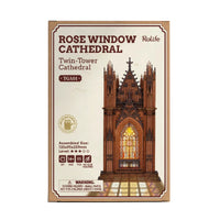 Rolife Twin-Tower Cathedral (TGA01) - Light-Up Gothic Cathedral Display