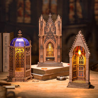 Rolife Twin-Tower Cathedral (TGA01) - Light-Up Gothic Cathedral Display