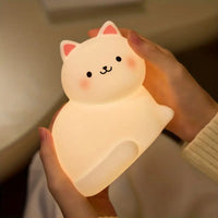 Little White Cat Silicone Night Light