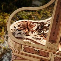 Magic Piano Mechanical Music Box (AMK81) - Self-Playing Piano Display