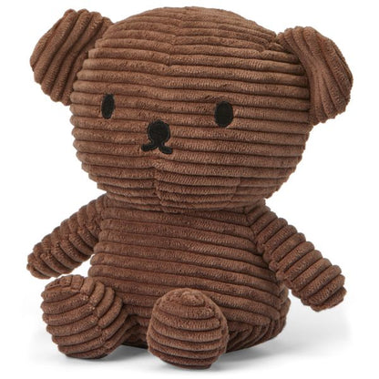 Boris Bear Corduroy Brown (17cm)