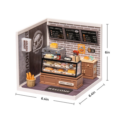 Rolife Golden Wheat Bakery Super Creator Miniature House