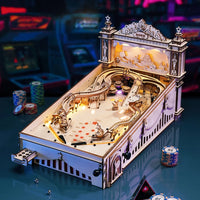 ROKR 3D Pinball Machine (EG01) - Sound & Light Tabletop Game