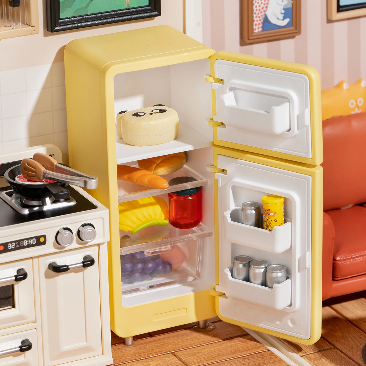 Rolife Happy Meals Kitchen Super Creator Miniature House