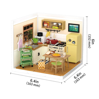 Rolife Happy Meals Kitchen Super Creator Miniature House