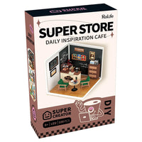 Breezy Time Cafe (DW001B) | Super Creator Mini Room Kit