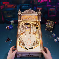 ROKR 3D Pinball Machine (EG01) - Sound & Light Tabletop Game