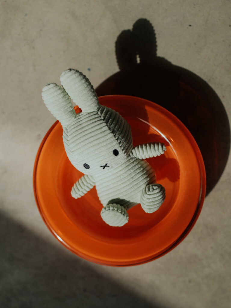 Miffy Sitting Corduroy Fresh Mint - 23 cm