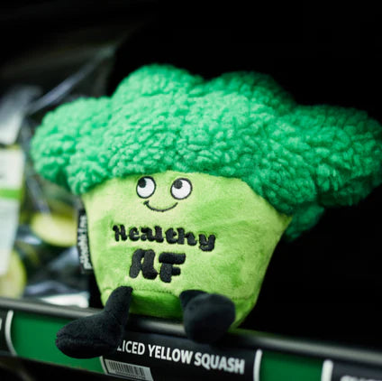 "Healthy AF" Plush Broccoli