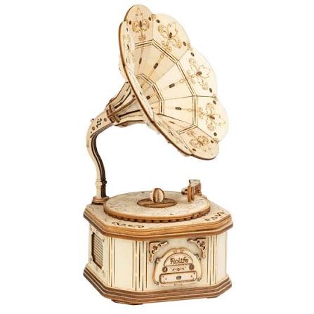 Gramophone Model (TG408) - 3D Wooden Puzzle