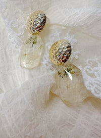 Crystal drop earrings