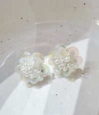 Radiant Pearl Petal Earrings