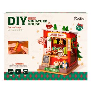 Robotime Rolife Christmas Cocoa Shop Kit Multicoloured