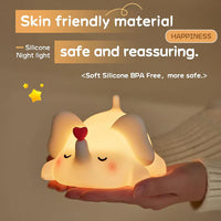 Loving Elephant Silicone Night Lamp