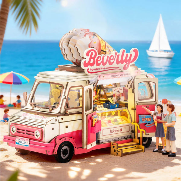 Beverly's Ice Cream Truck (TGS06) - Light-Up Ice Cream Truck Model