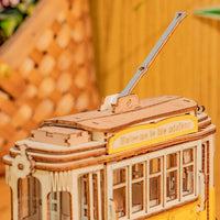Retro Tramcar (TG505) - Easy DIY Vintage Vehicle Display