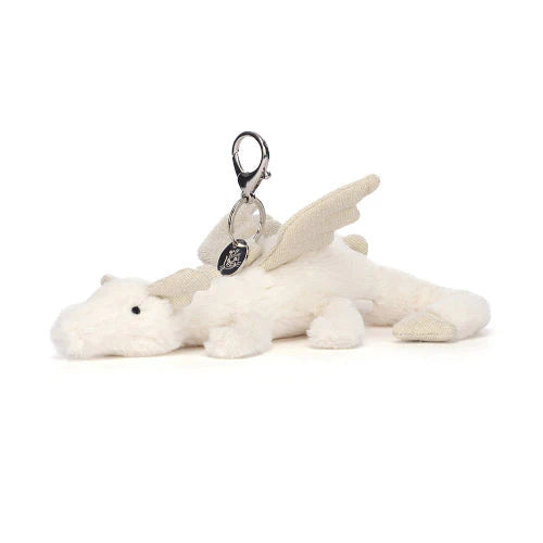 Snow Dragon  Bag Charm