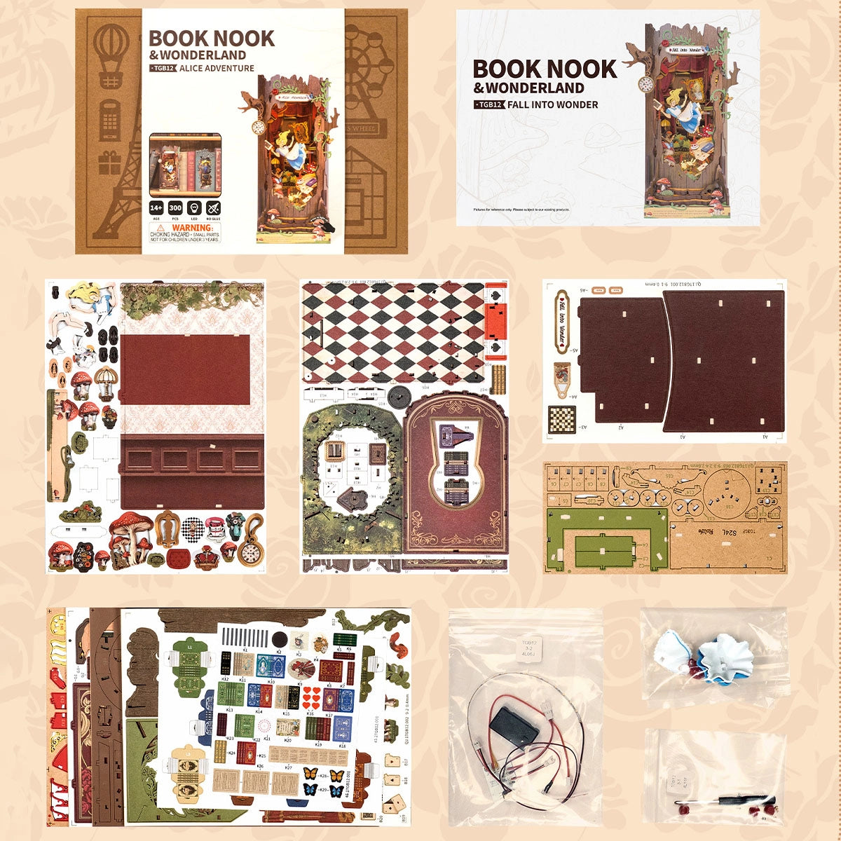 Rolife DIY Book Nook - Fall into Wonder