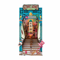 Street Scene (TGB13) - Tap Light Book Nook Display