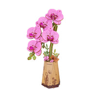 Rowood Purple Moth Orchid (TW091) - DIY Wooden Flower