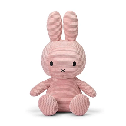 Miffy Sitting Corduroy Pink (50cm)